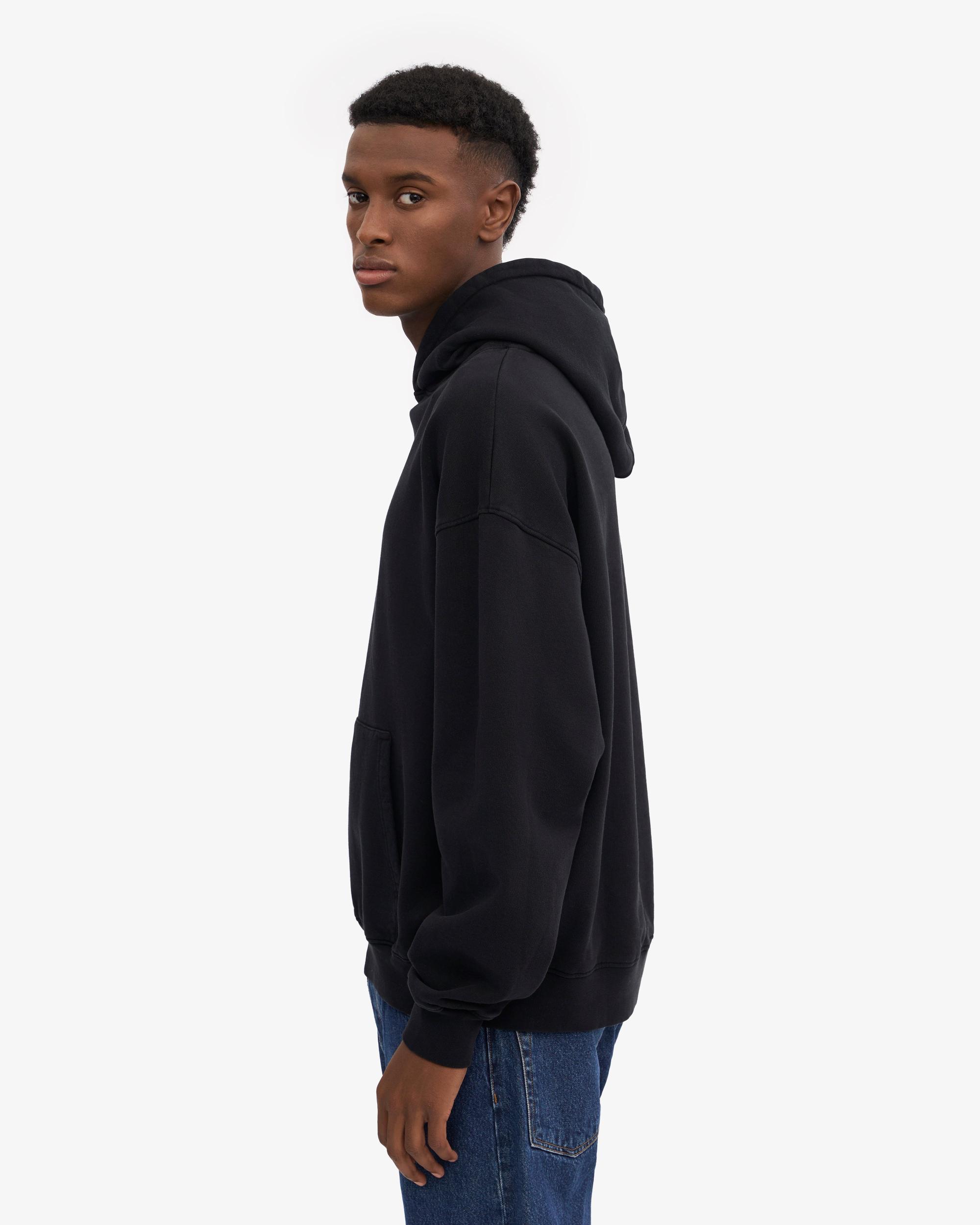Organic Oversized Hood - Deep Black Product Image
