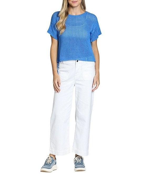 APNY Knit Crew Neck Short Sleeve Top Product Image