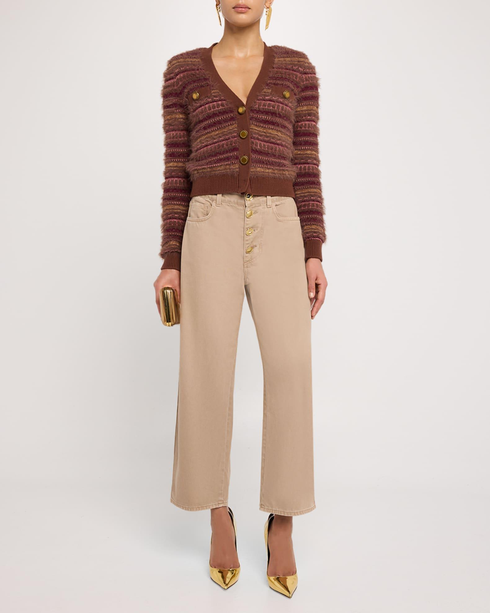 Ariadne Mixed Stripe Cardigan Product Image