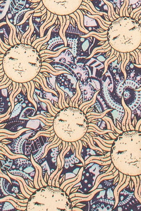 Celestial Paisley Flare Jeans Product Image