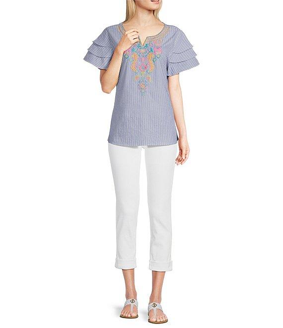 KUT from the Kloth Catherine Roll-Tab Hem High Rise Boyfriend Jeans Product Image