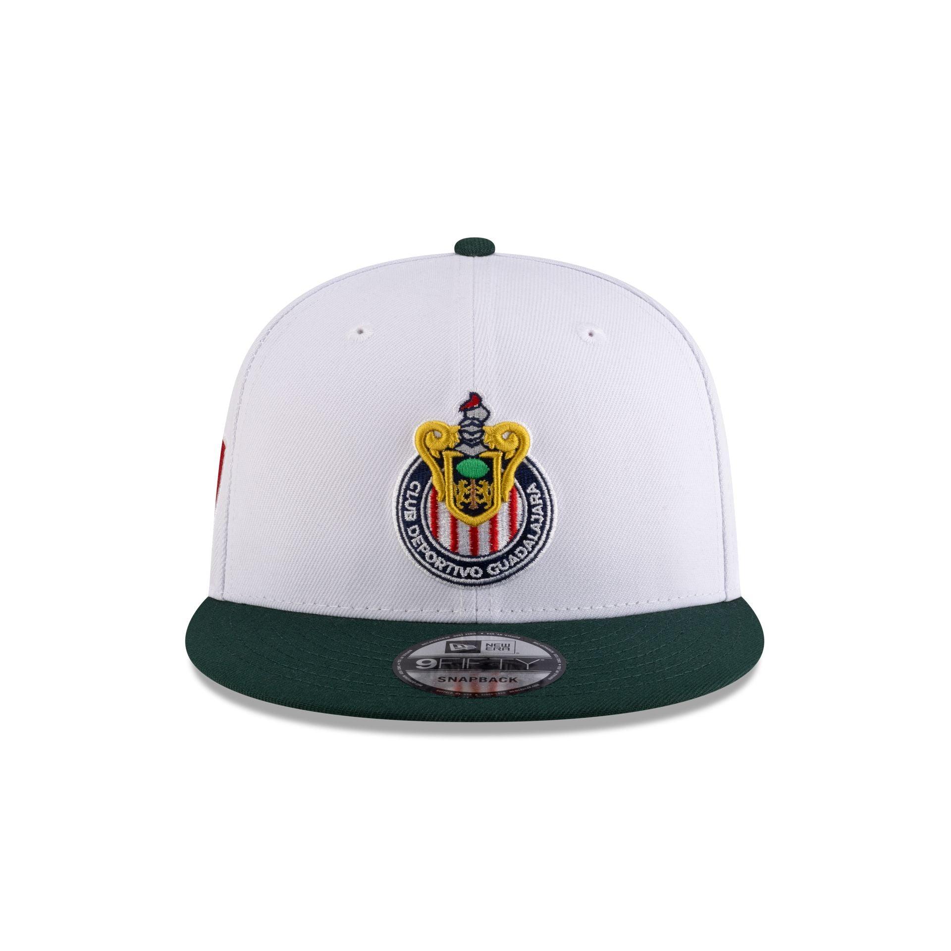 Chivas White 9FIFTY Snapback Hat Male Product Image