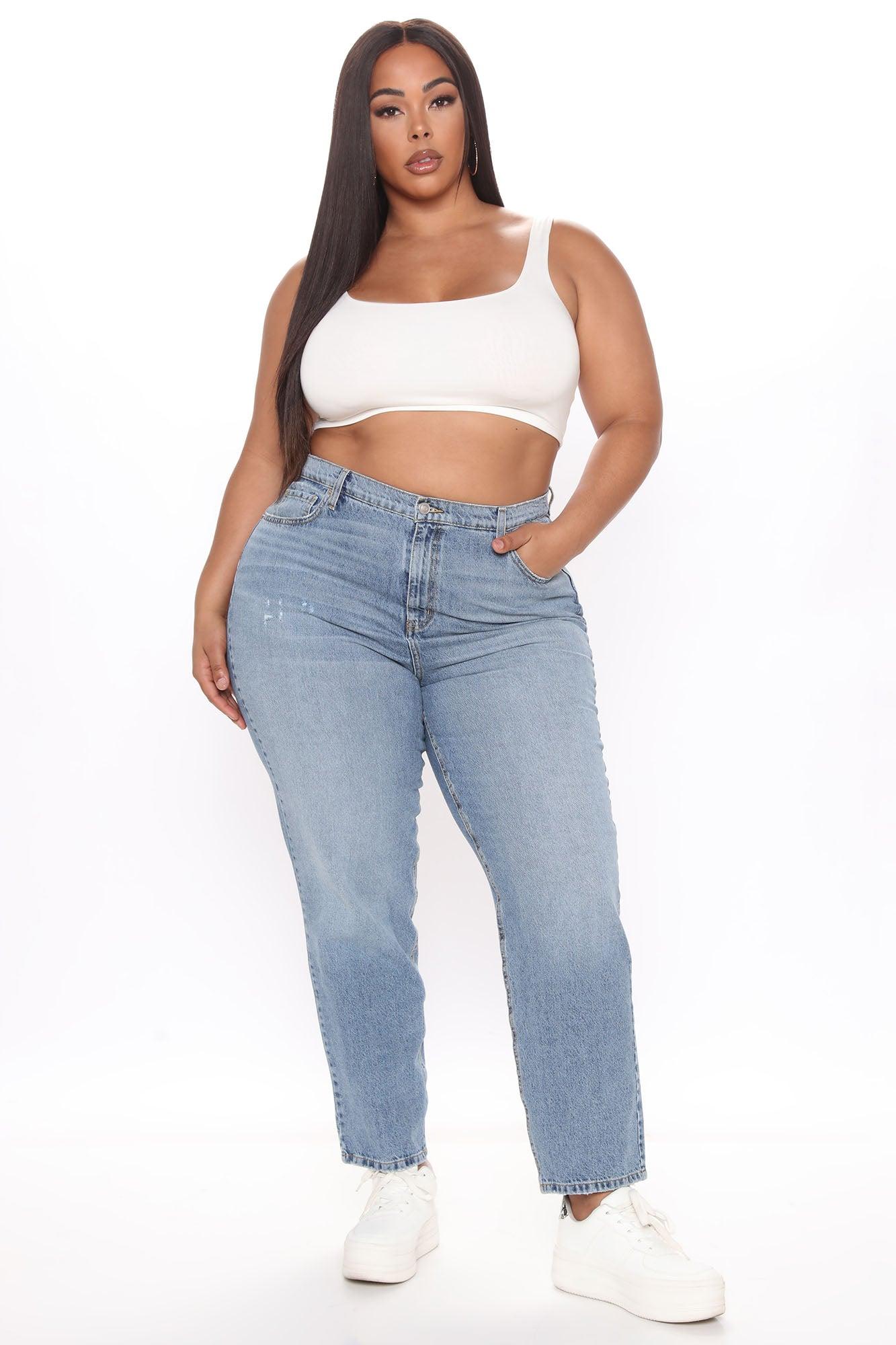 Very Special High Rise Mom Jeans - Medium Wash Product Image