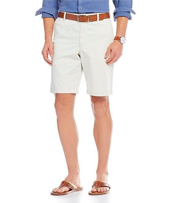 Tommy Bahama Big & Tall Flat-Front Straight Fit Stretch Sateen 10#double; & 11#double; Inseam Boracay Shorts Product Image