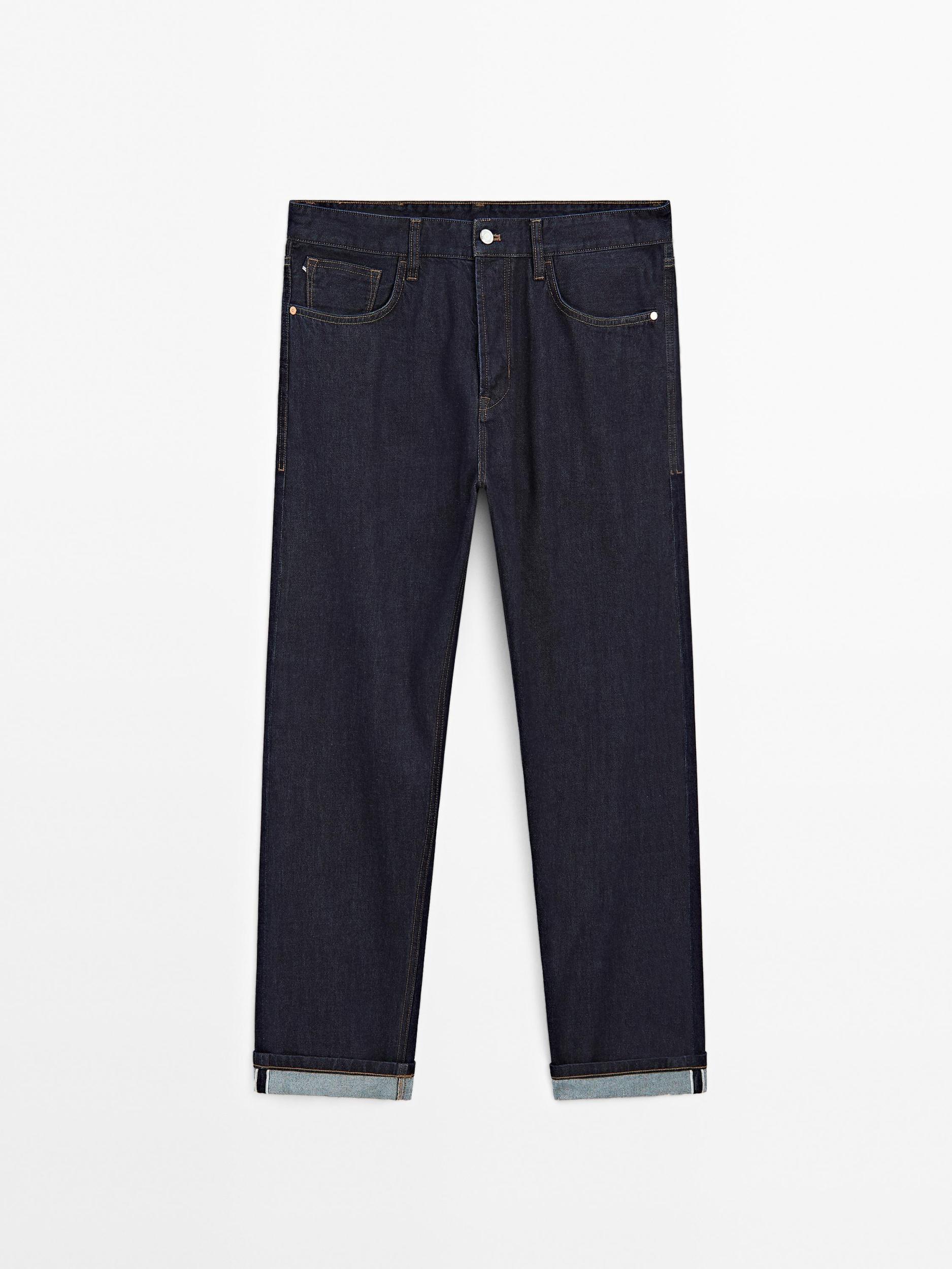 Selvedge fit jeans Product Image