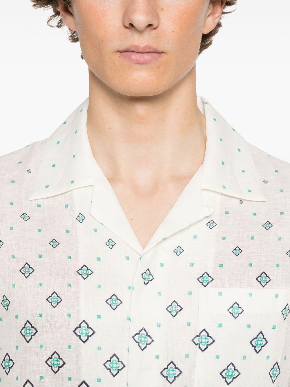 monogram-print shirt Product Image