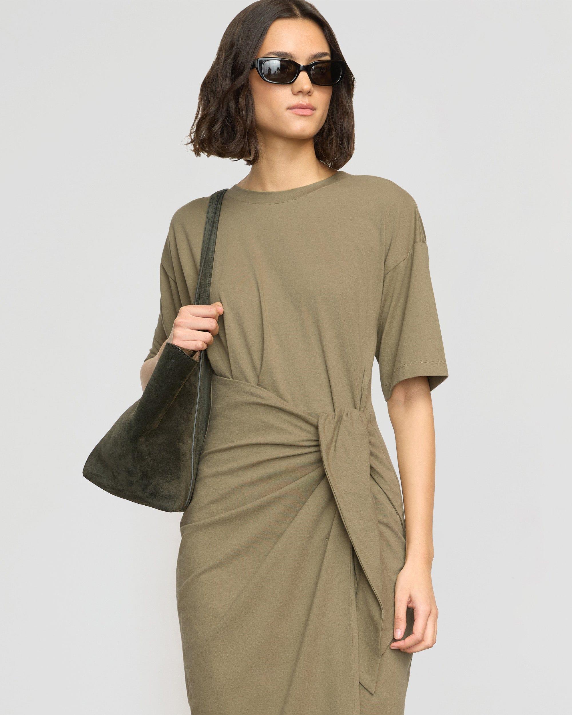 Noa Organic Cotton T-Shirt Wrap Dress Product Image
