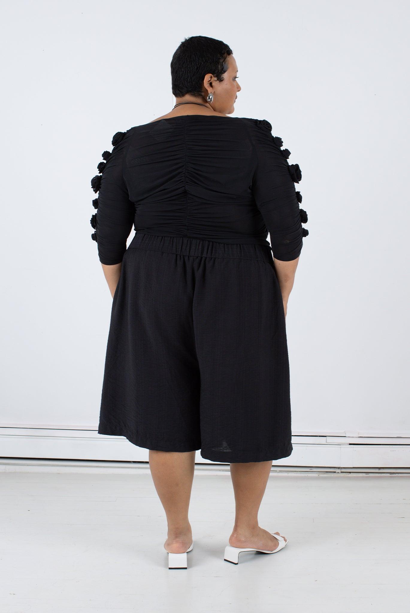 Rose Top - Black Product Image