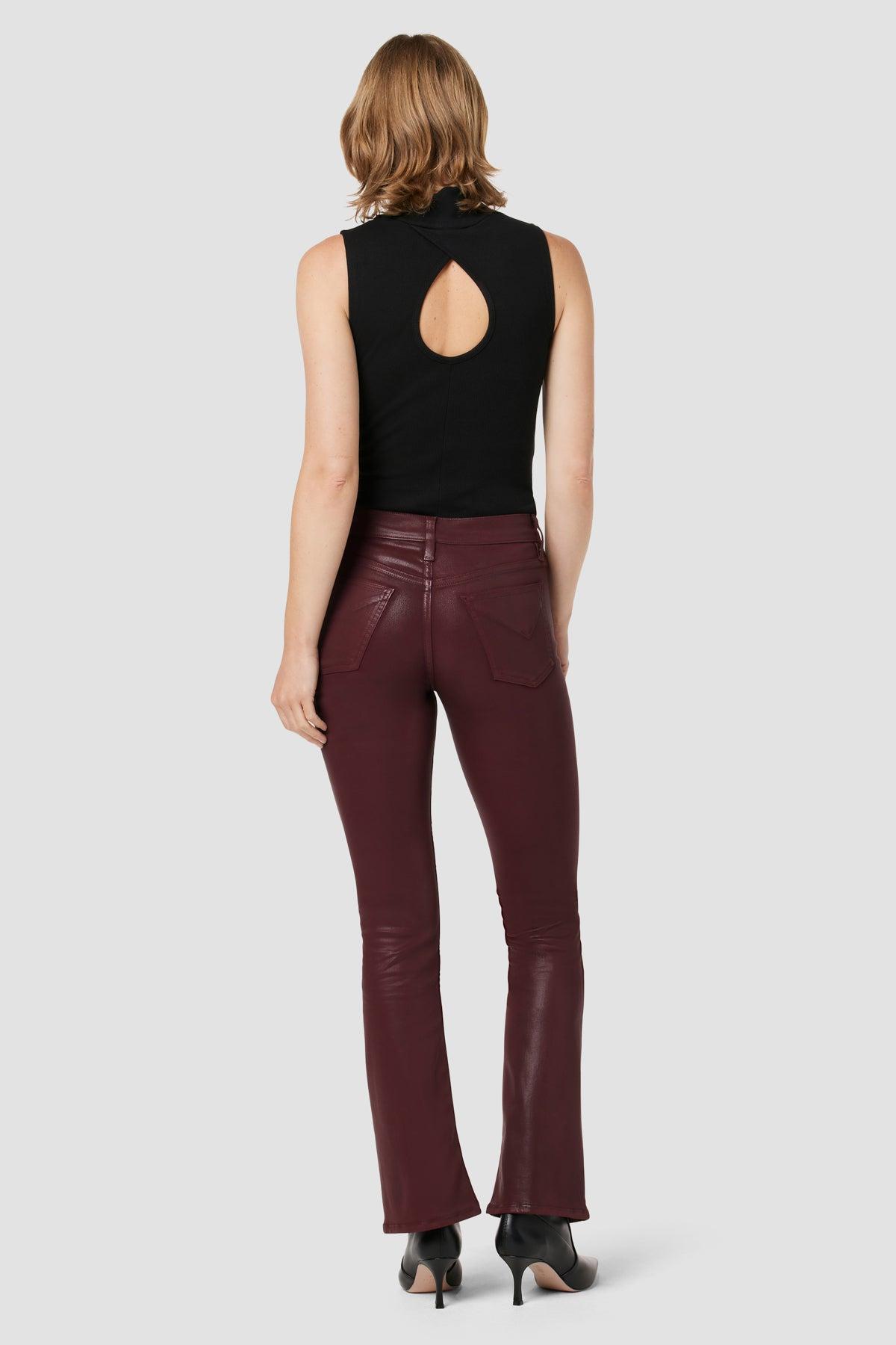 Barbara High-Rise Baby Bootcut Jean w/ Slit Hem Baby Product Image