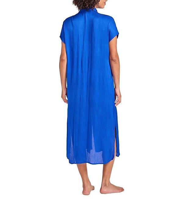 Tommy Bahama Calypso Button Front Duster Swim Cover-Up Product Image