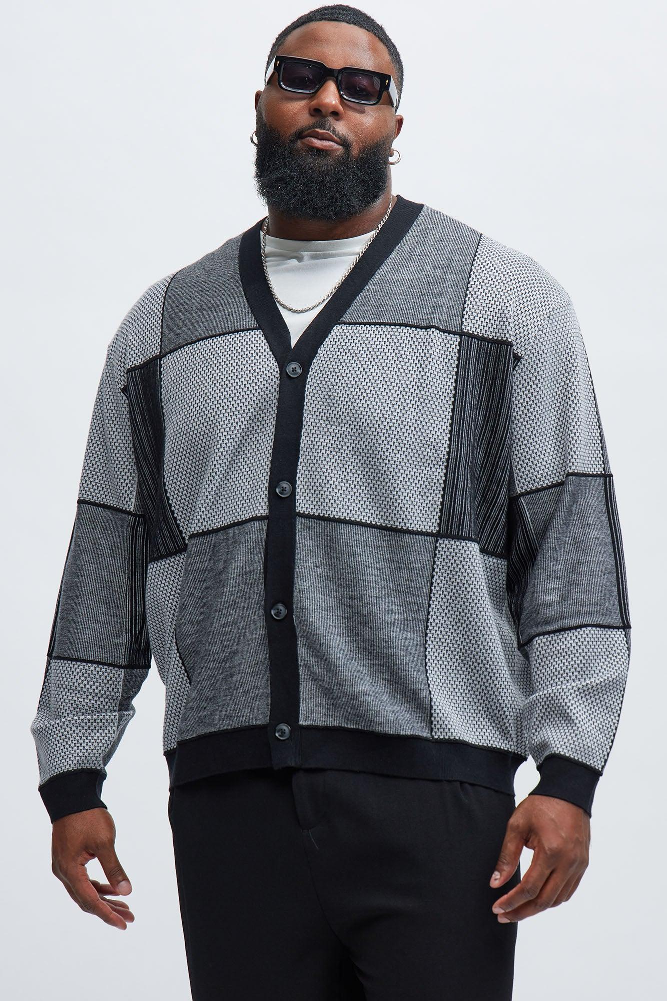 Better And Better Sweater Cardigan - Black Male Product Image