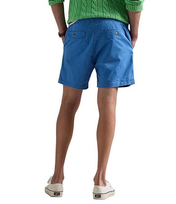 Polo Ralph Lauren Classic-Fit Stretch Prepster Flat-Front 6#double; Inseam Chino Shorts Product Image