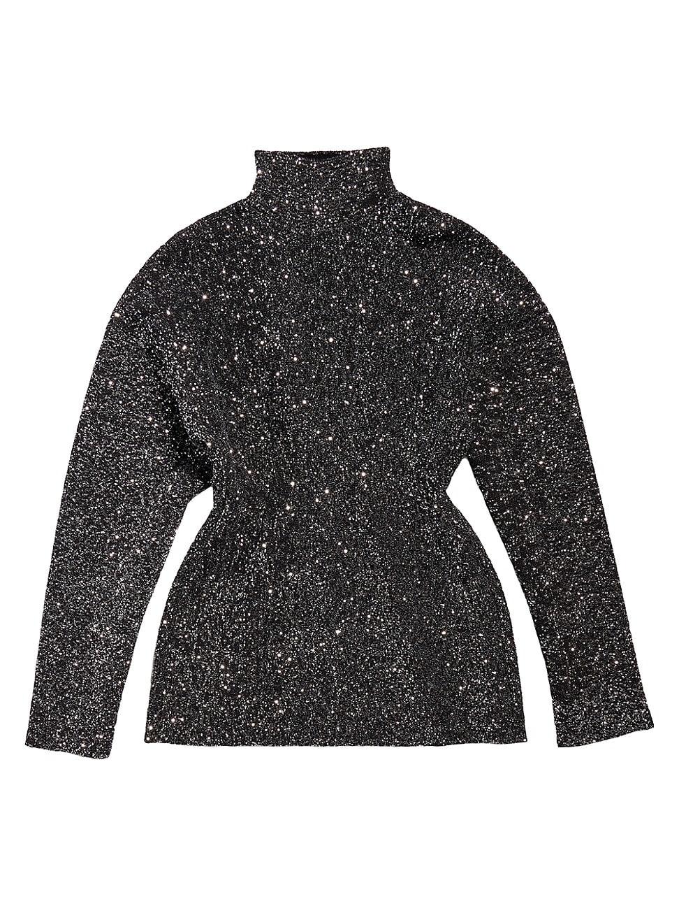 Womens Paillette Engineered Hourglass Top Product Image