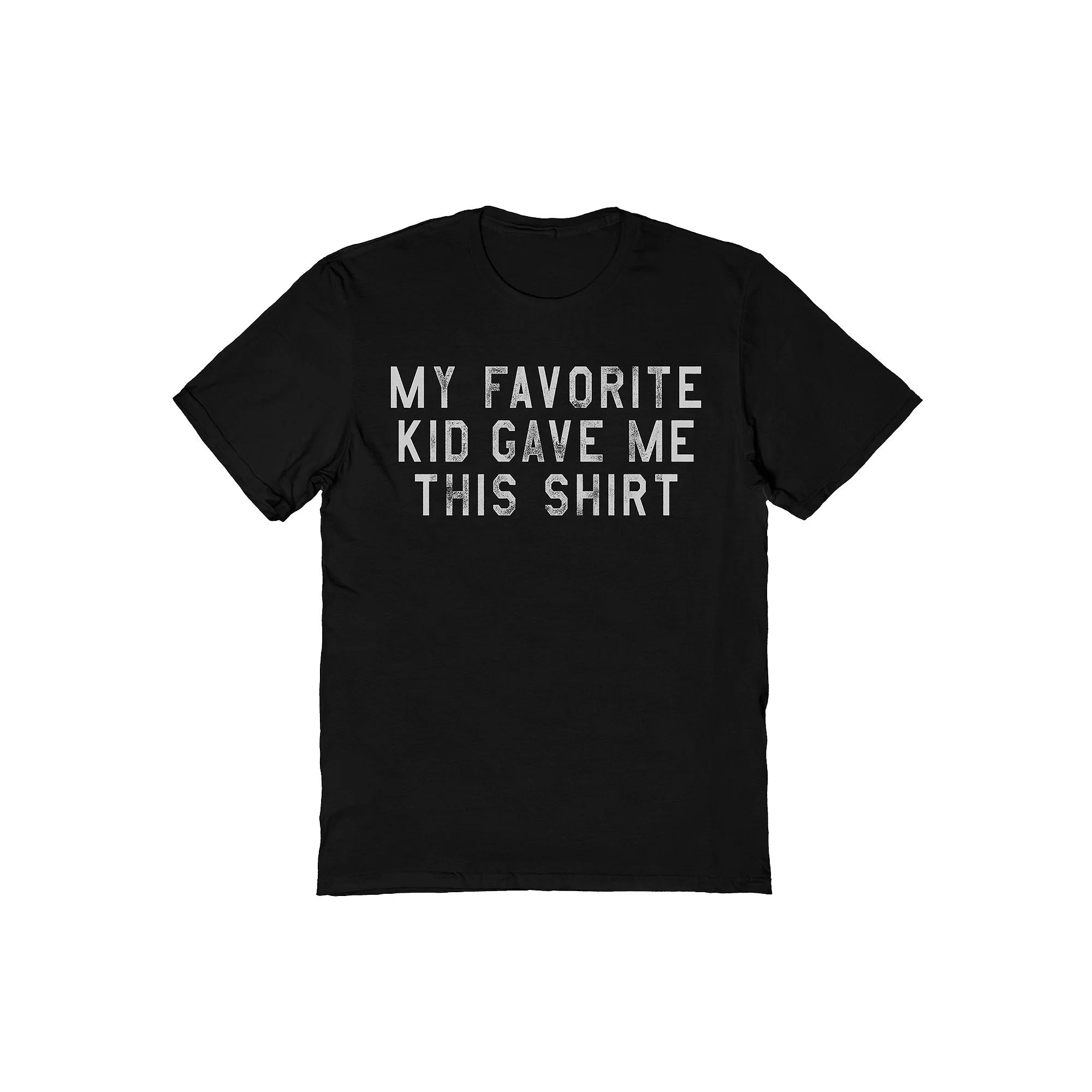 Men's Favorite Kid Tee, Size: XL, Black Product Image