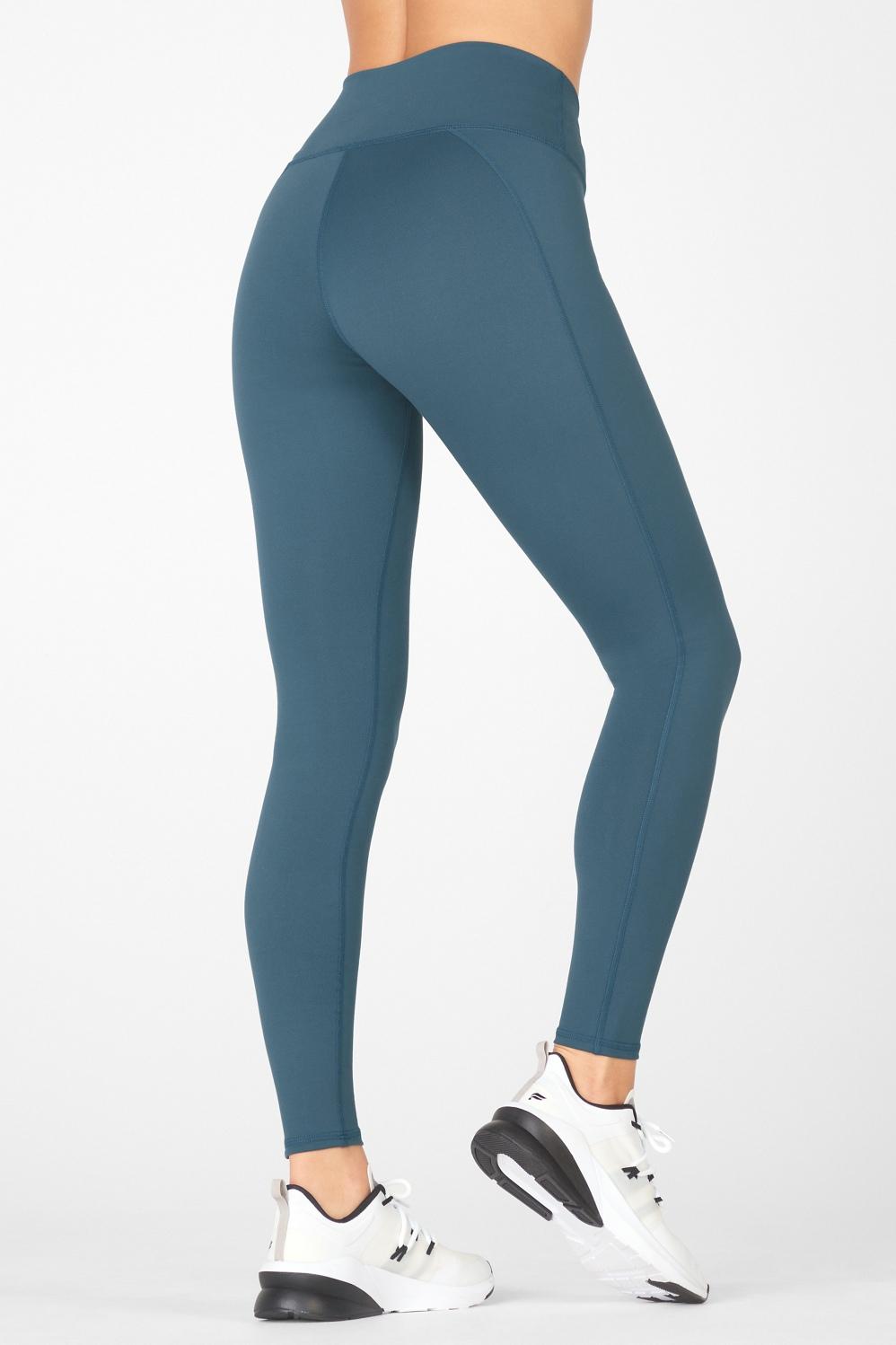 Fabletics Define High-Waisted Legging Womens blue plus Size 3X Product Image