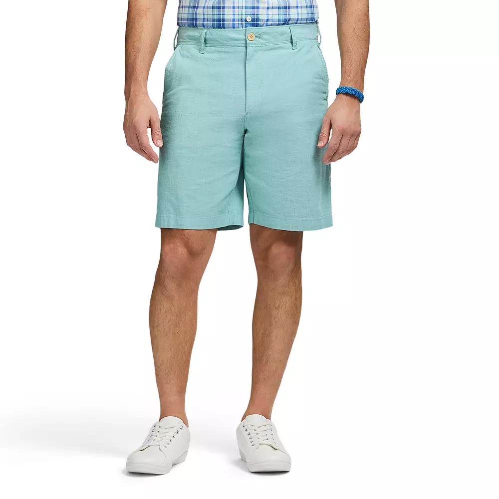 Men's IZOD Classic Chambray Flat Front Shorts,  Product Image