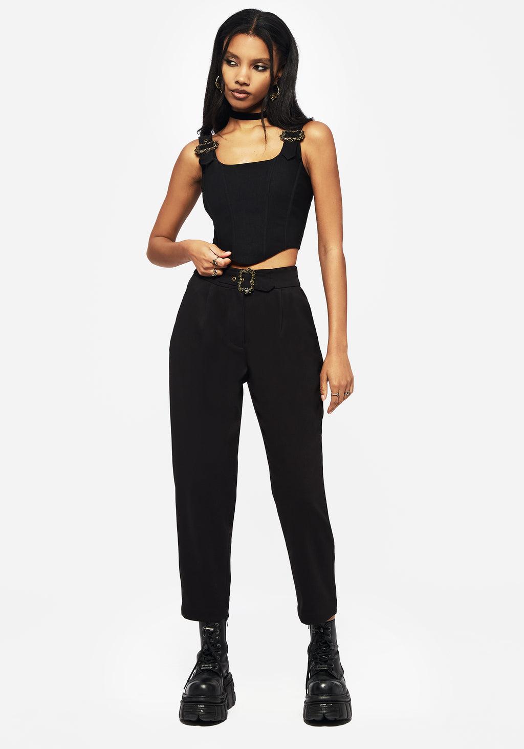 Elder Buckle Detail Corset Top Product Image