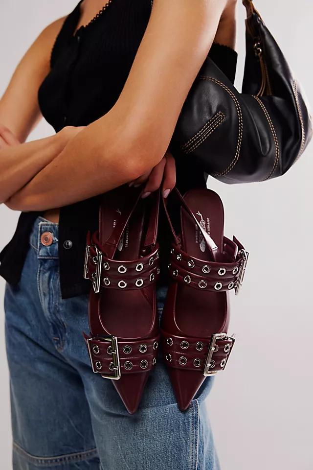 Lilly Buckle Slingback Flats Product Image