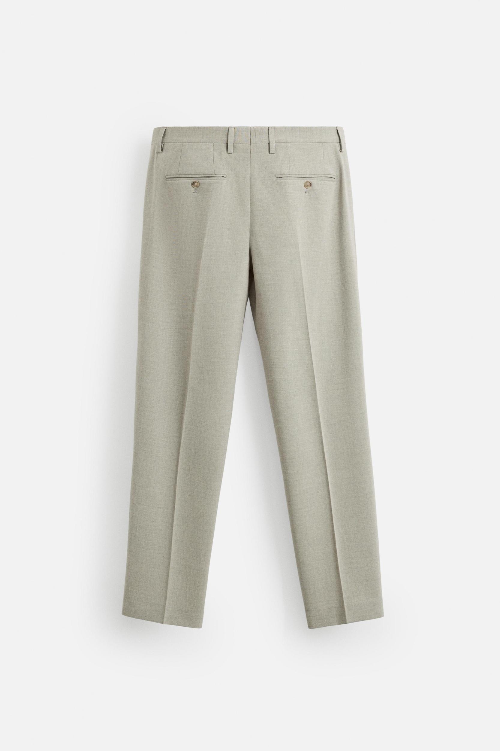 TEXTURED SUIT PANTS Product Image