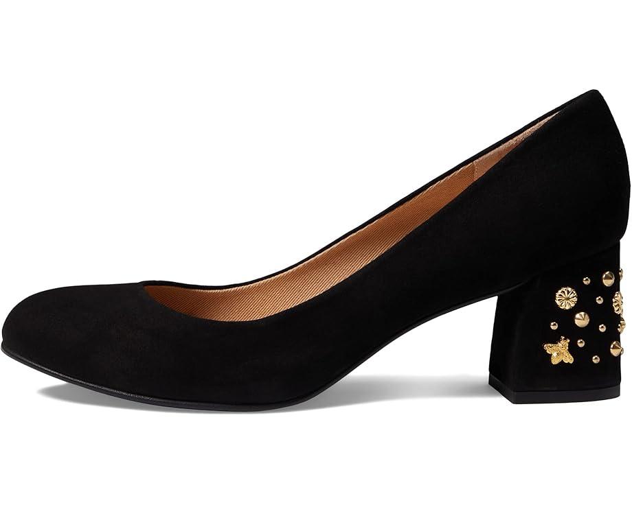 Lanette Suede Block-Heel Pumps Product Image