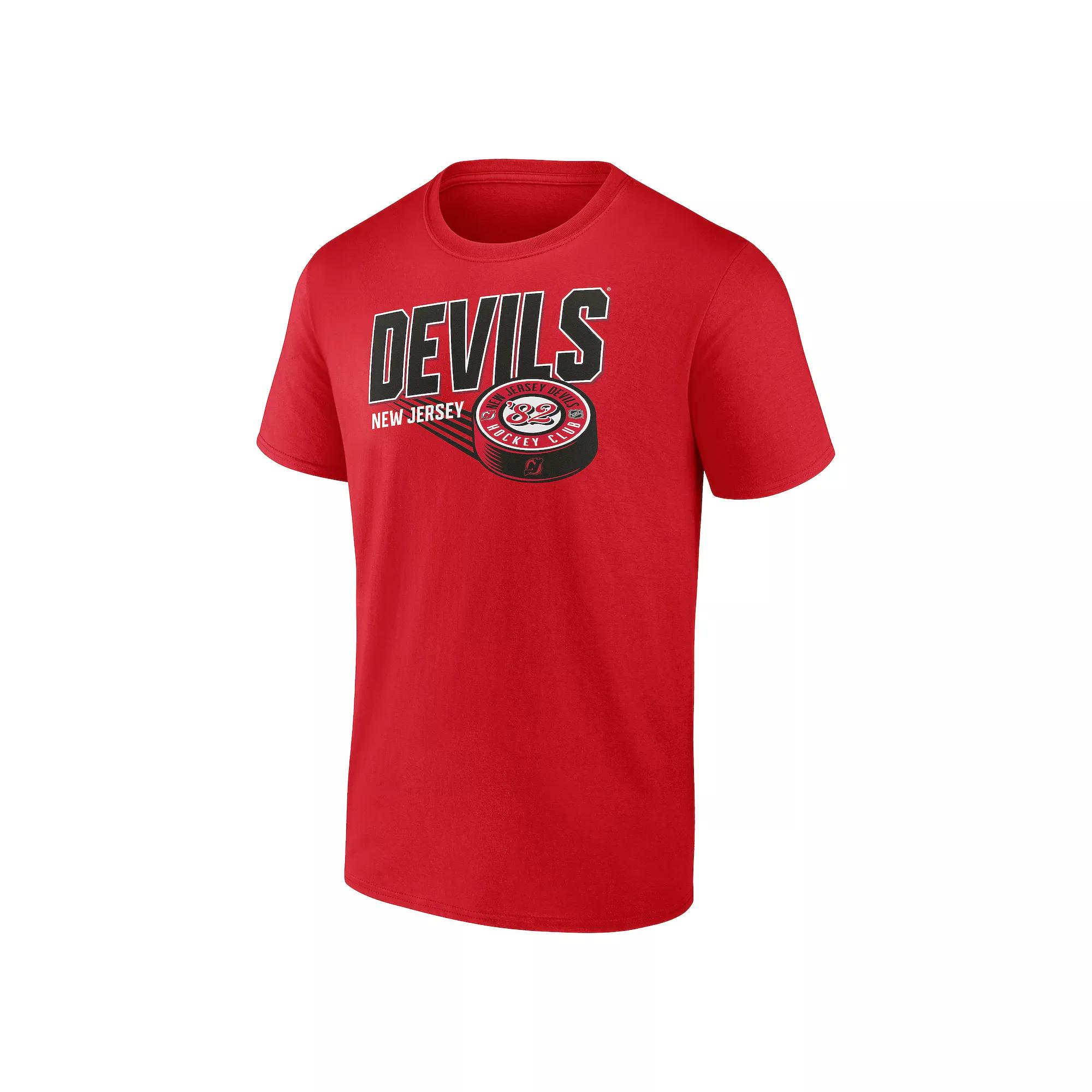 Men's Fanatics New Jersey Devils Biscuit Puck Graphic Tee,  Product Image
