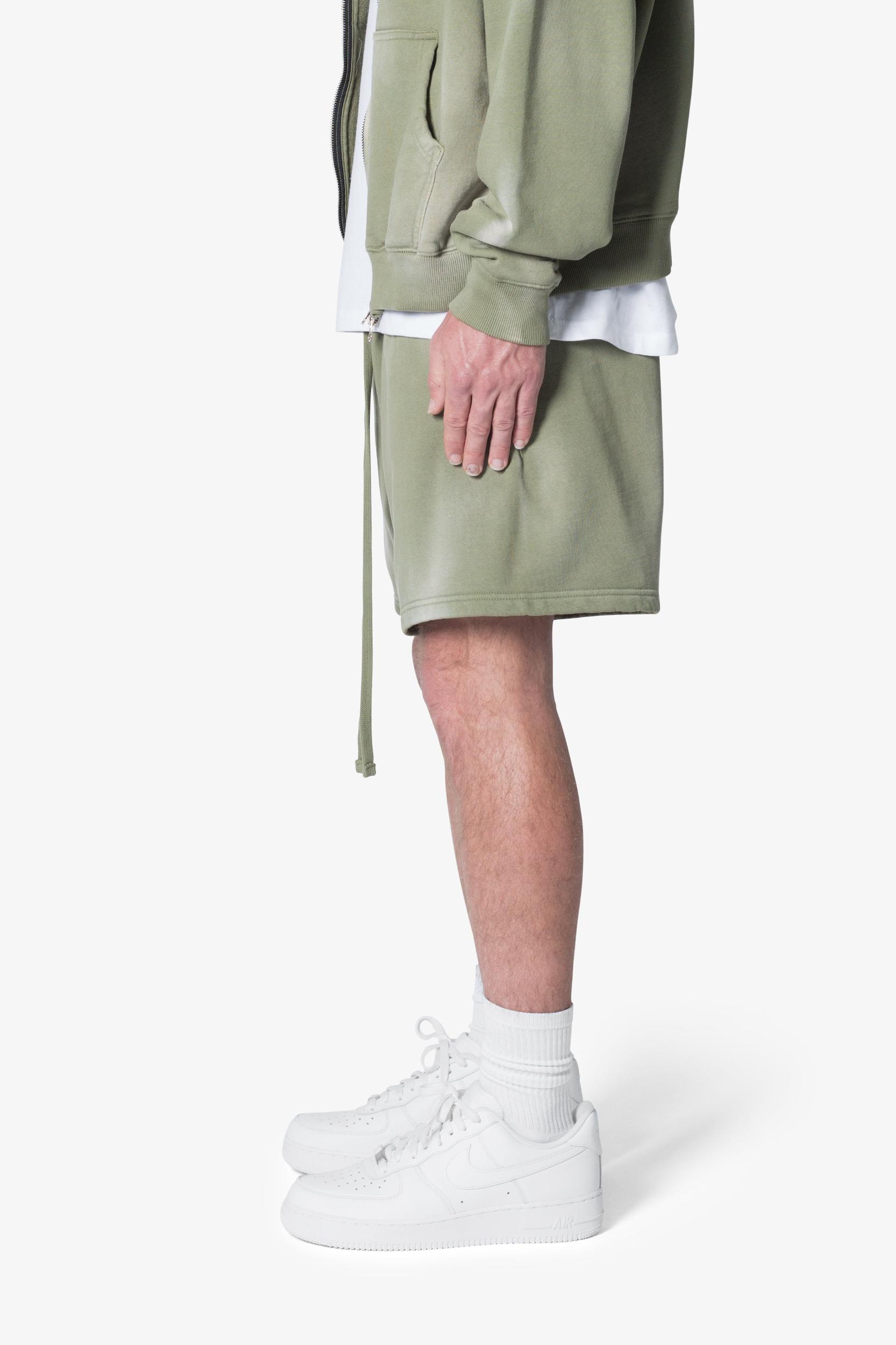 Faded Every Day Sweatshorts - Washed Olive Product Image