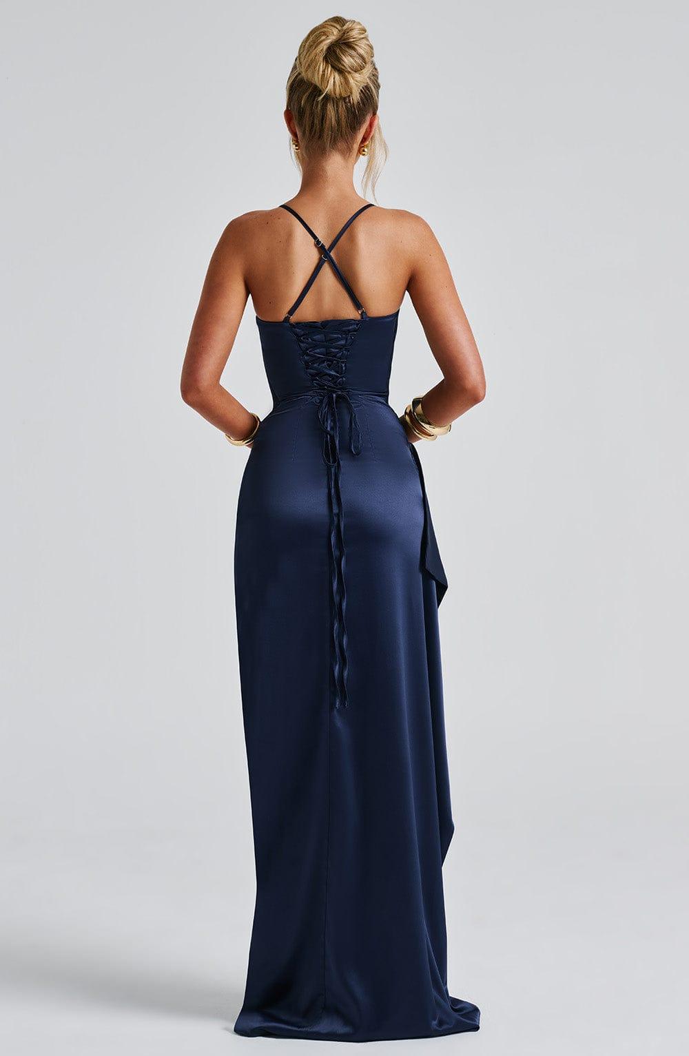 Helen Maxi Dress - Navy Product Image