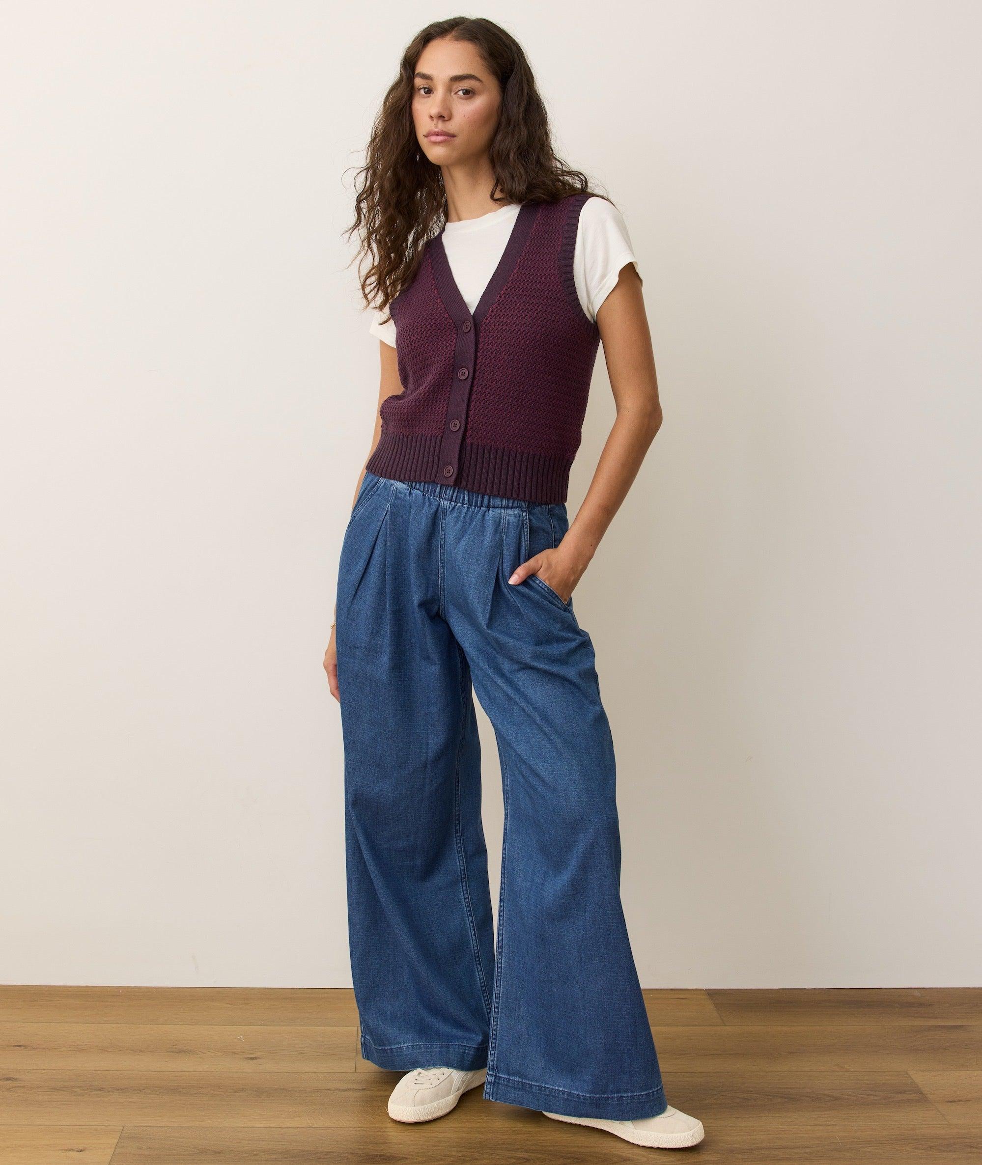 Robin Textured Sweater Vest Product Image