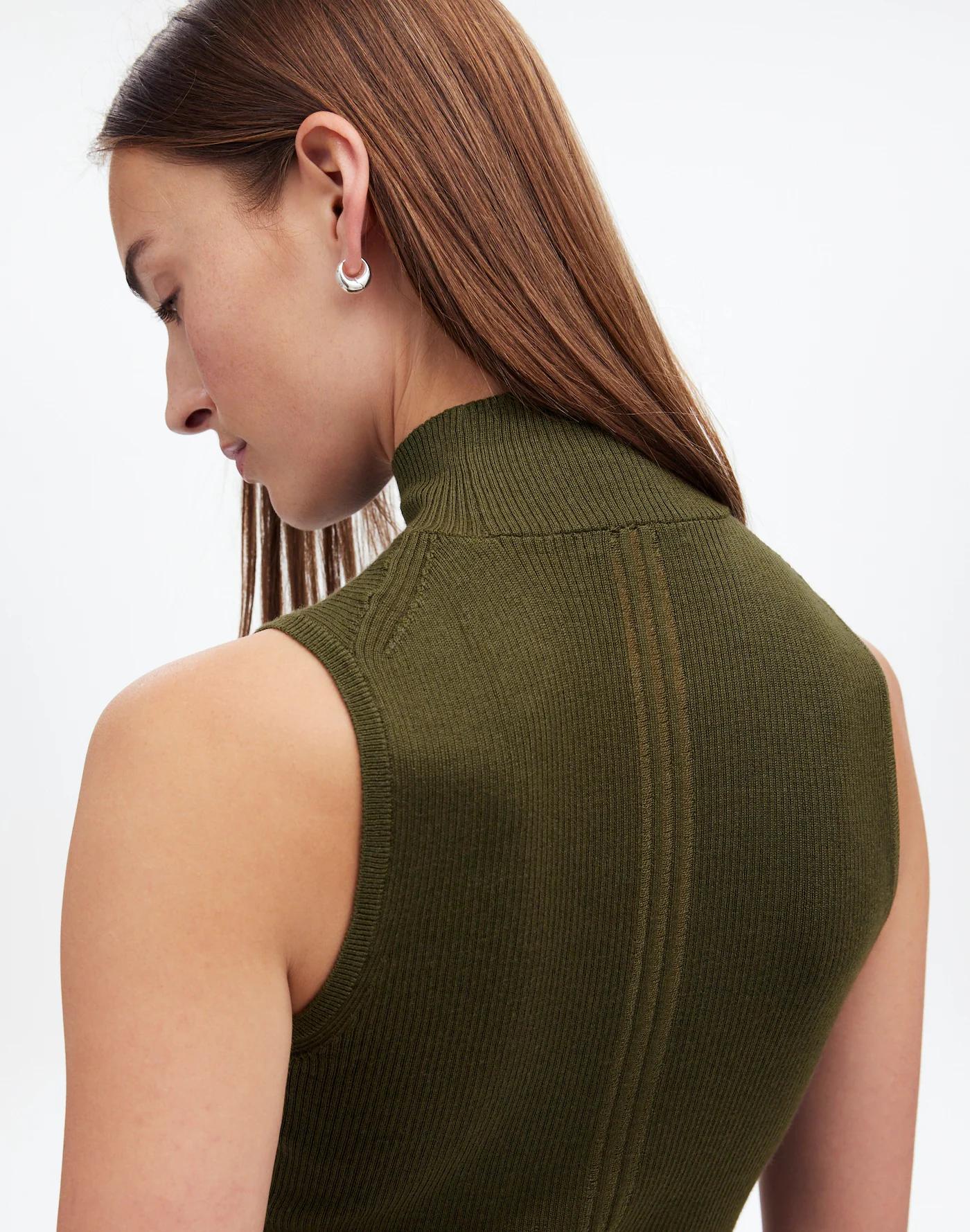 Merino Wool-Silk Sweater Tank Product Image