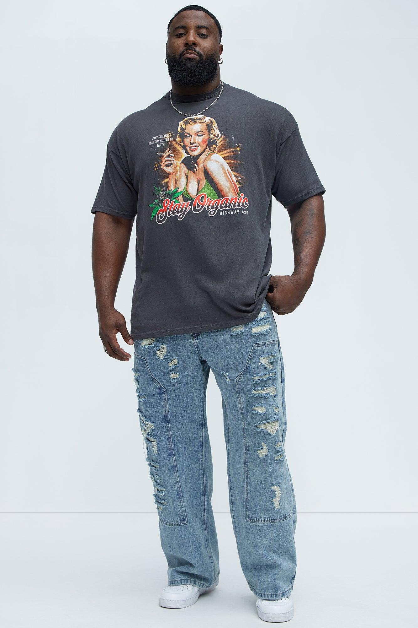 Stay Organic Short Sleeve Tee - Charcoal Product Image