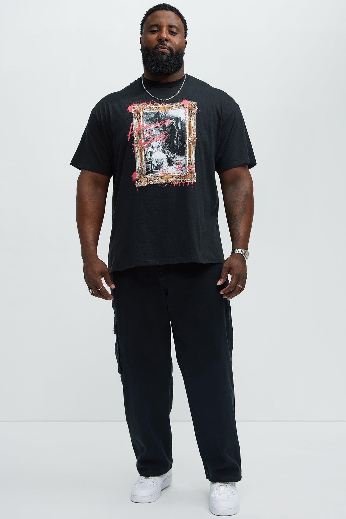 Heaven Sent Art Short Sleeve Tee - Black Product Image