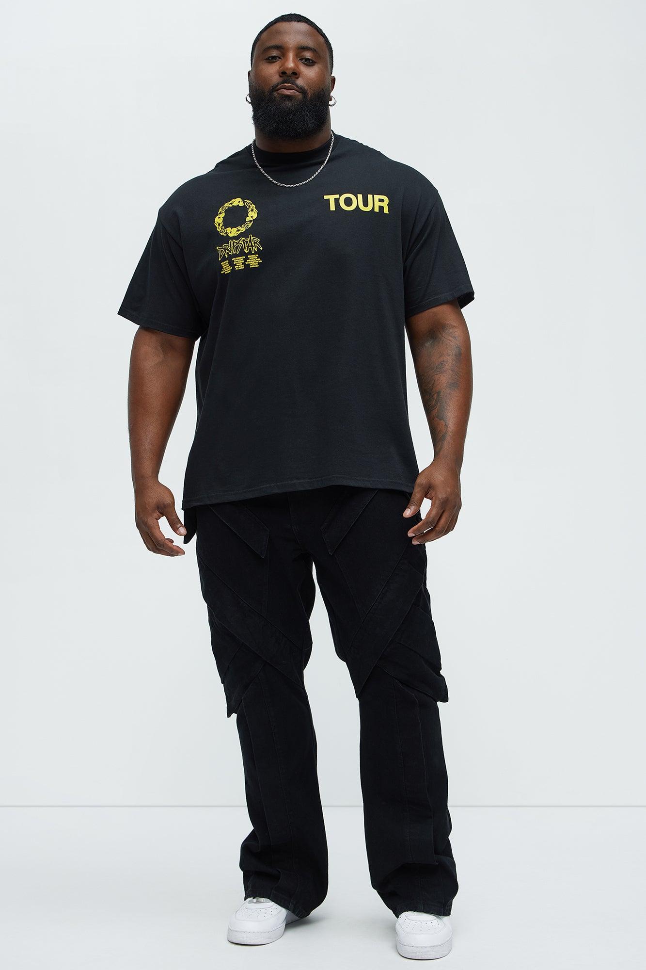 Tour Short Sleeve Crew Neck T shirt - Black Product Image