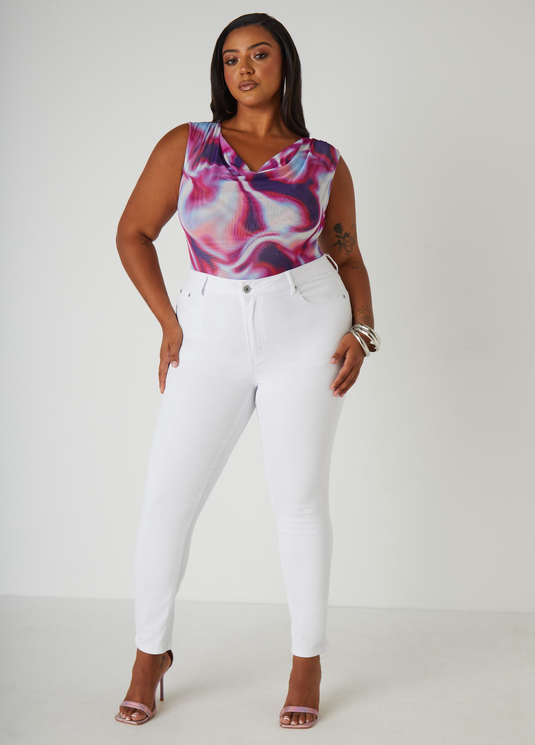 High Rise Skinny Jeans Product Image