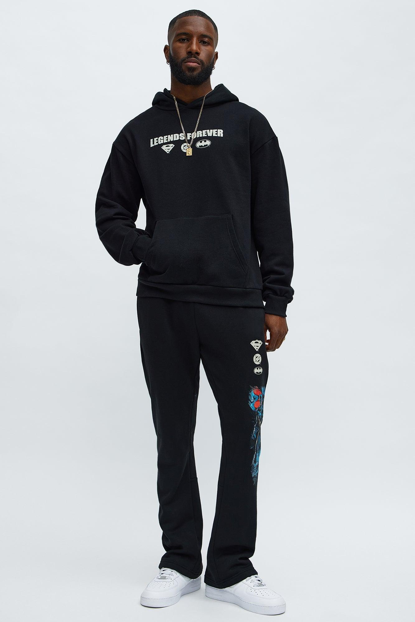 Batman Superman World's Finest Hoodie - Black Male Product Image