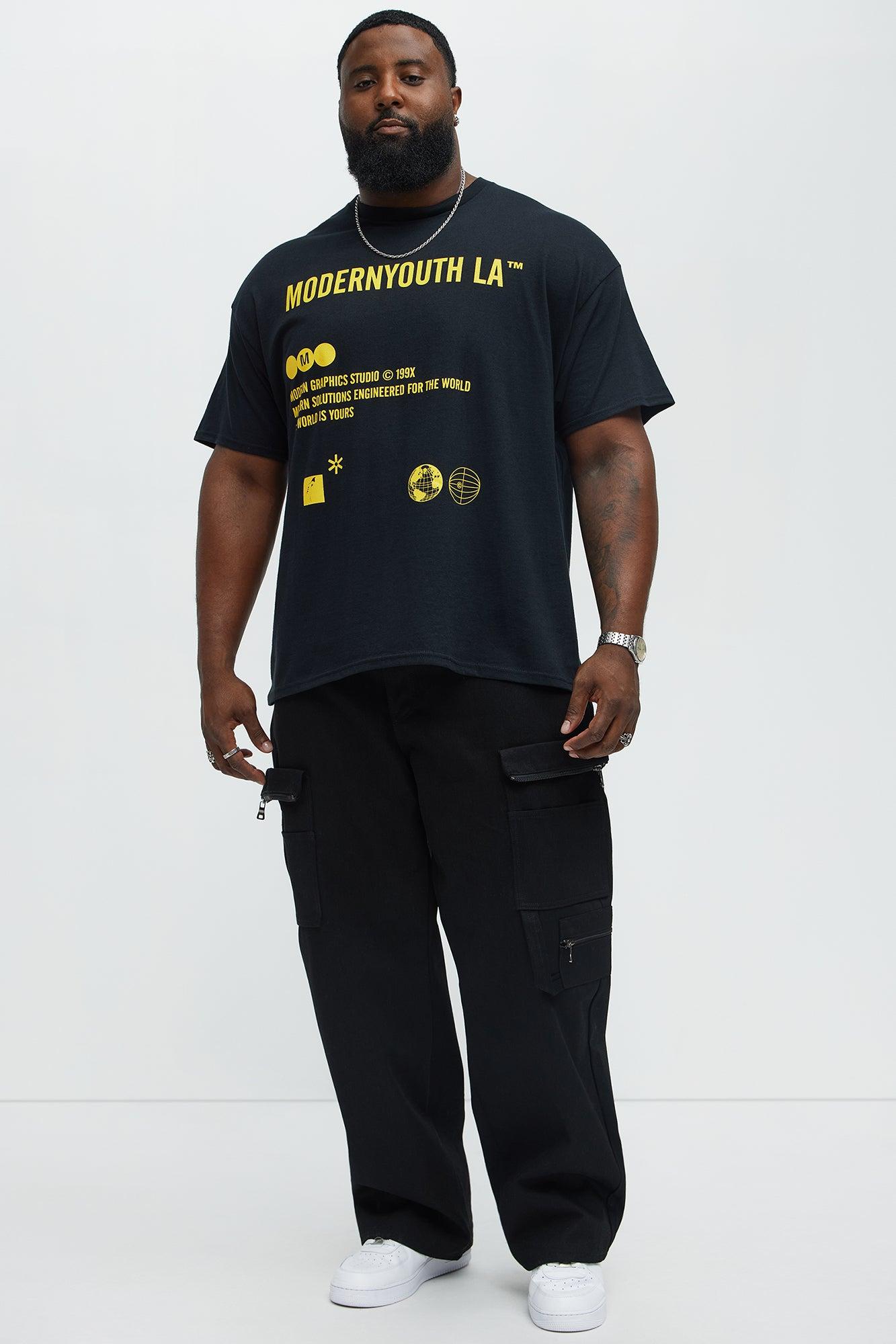 ModernYouth LA Short Sleeve Tee - Black Male Product Image