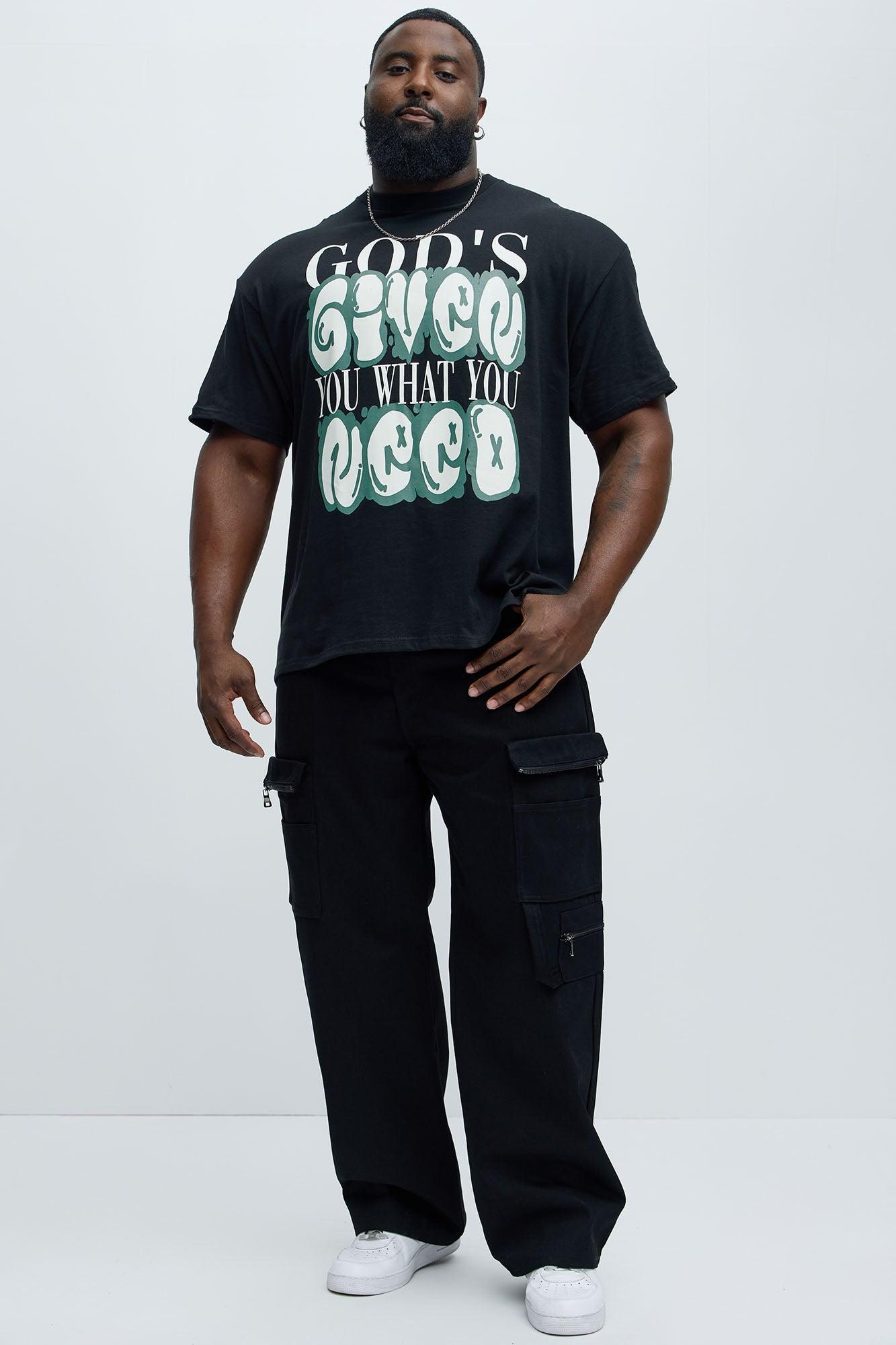 God's Gift Short Sleeve Tee - Black Product Image