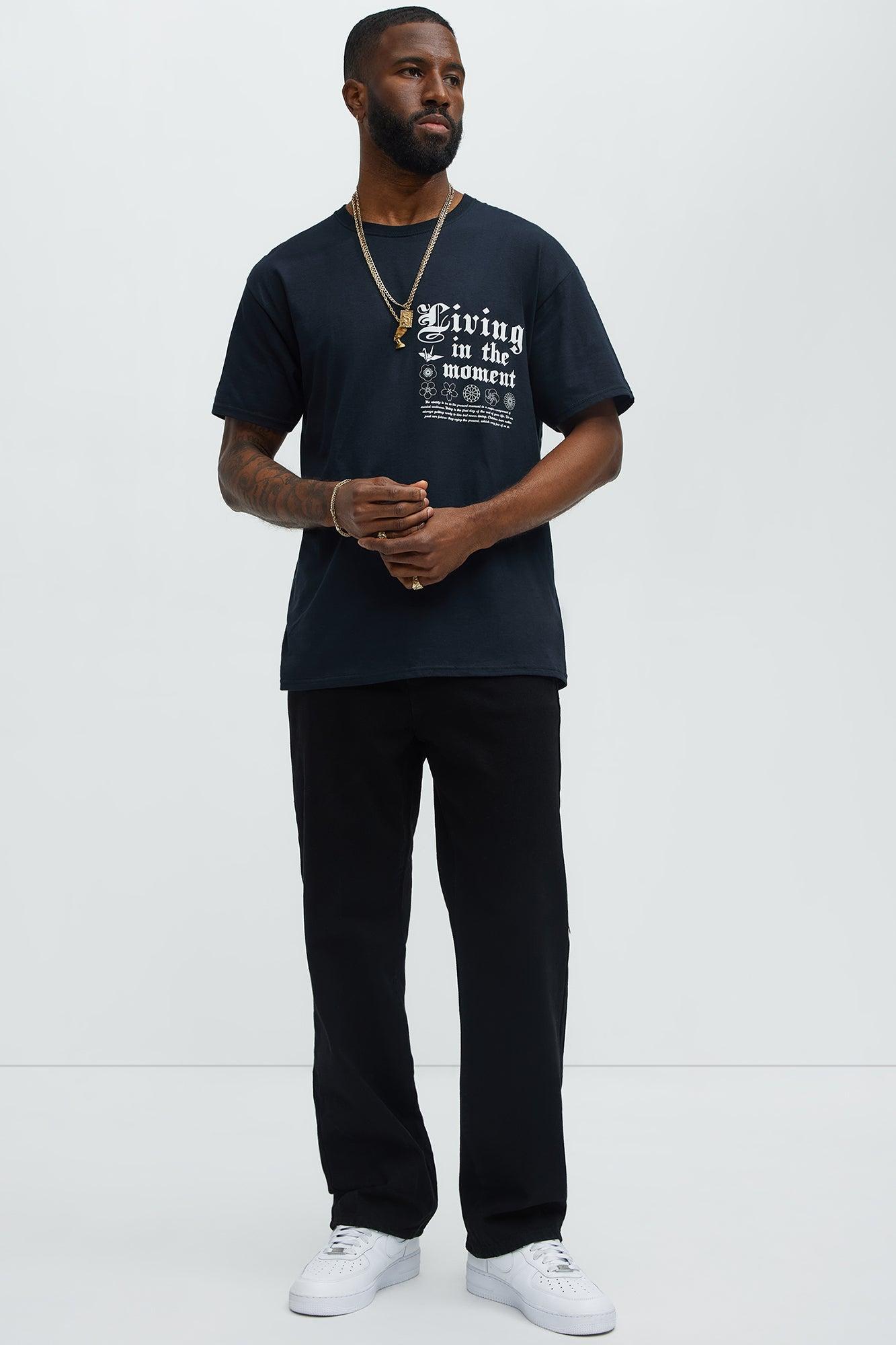 Living In The Morning Short Sleeve Tee - Black Product Image