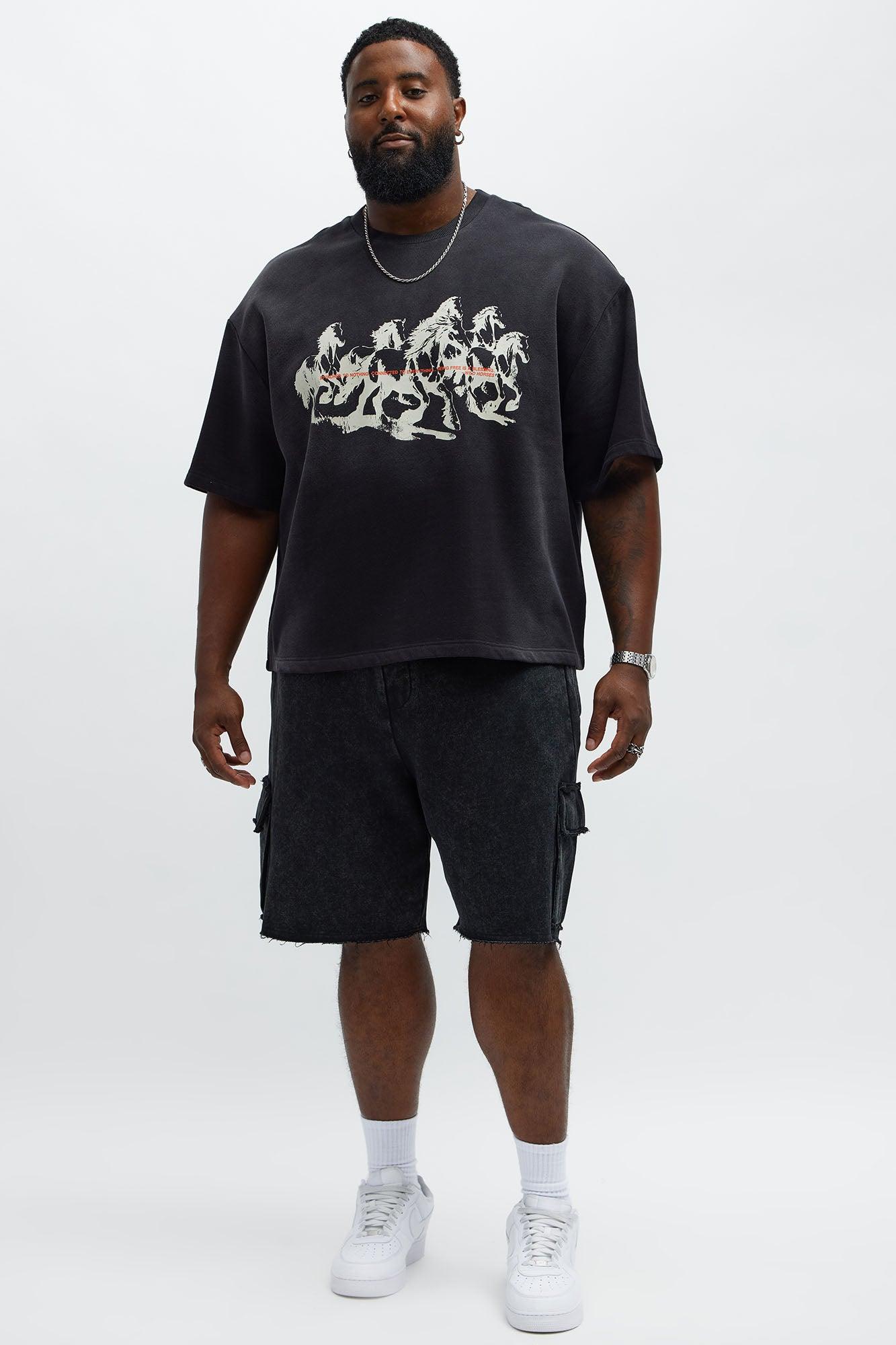 Tyson Wild Blessings Short Sleeve Tee - Black Male Product Image