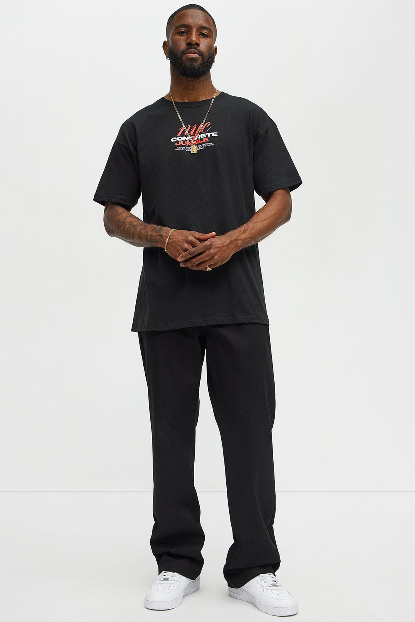 NYC Concrete Short Sleeve Tee - Black Product Image