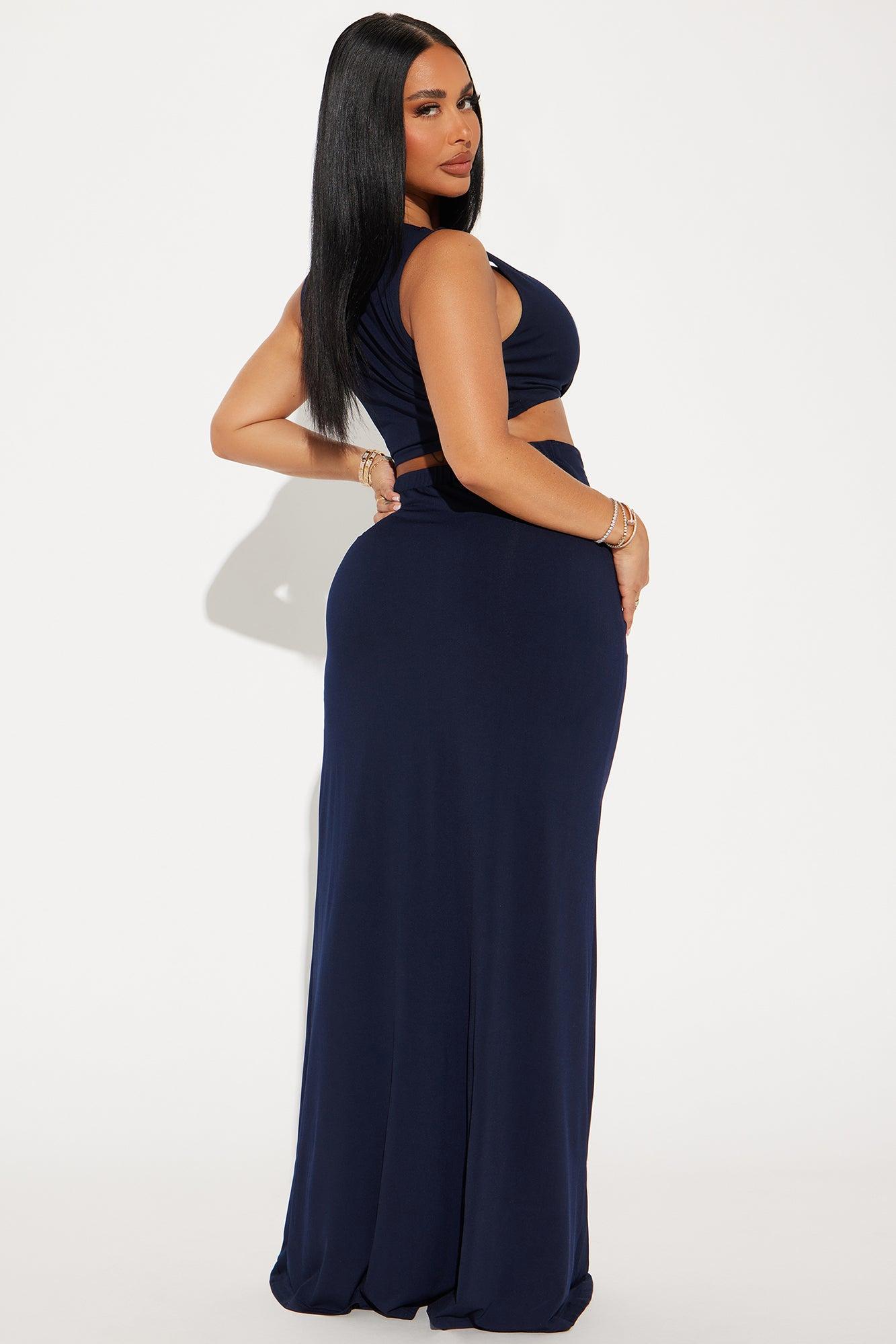 Classic And Fantastic Maxi Dress - Navy Product Image