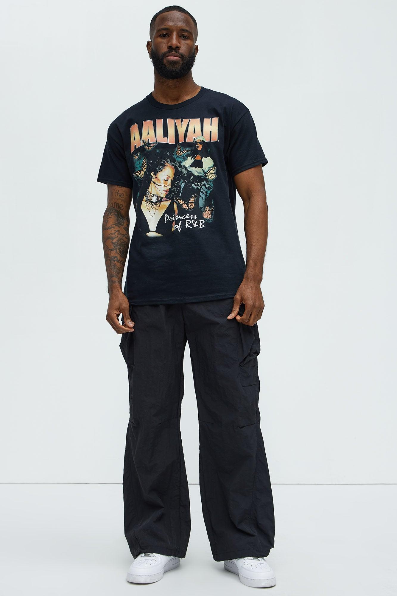 Aaliyah Share My World Tour Short Sleeve Tee - Black Product Image