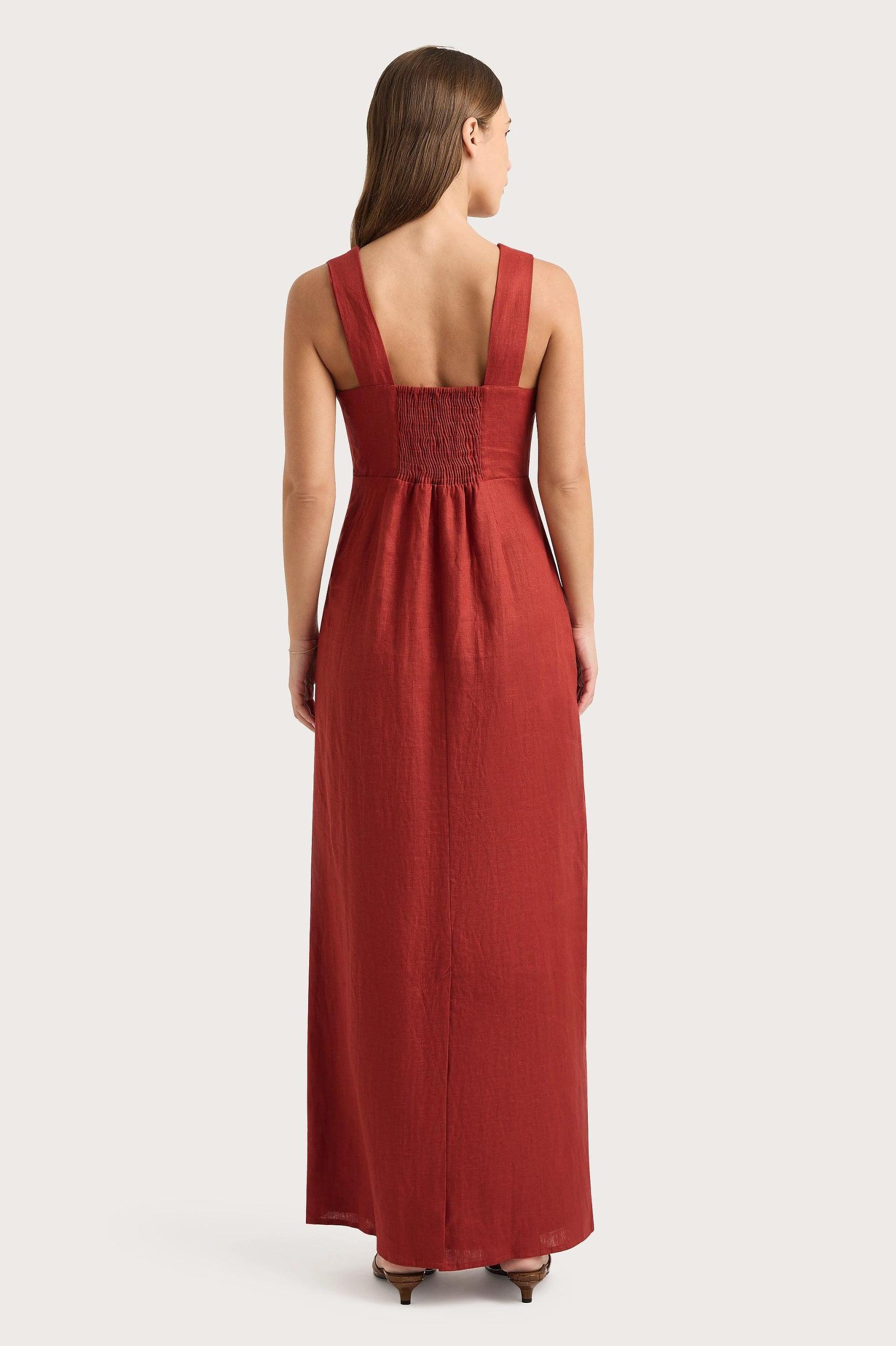 Lais Midi Dress Garnet - Final Sale Product Image