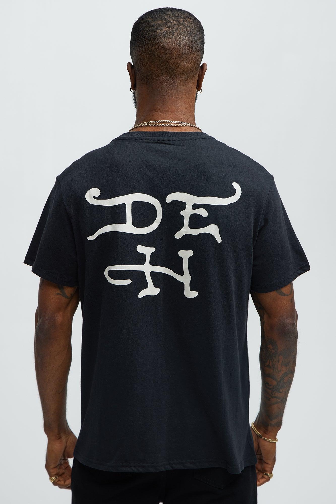 Ed Hardy Eagle Tiger Tattoo Short Sleeve Tee - Black Male Product Image