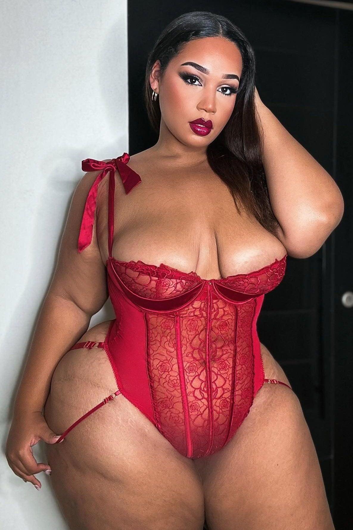 Like You More Lace Teddy - Red Product Image