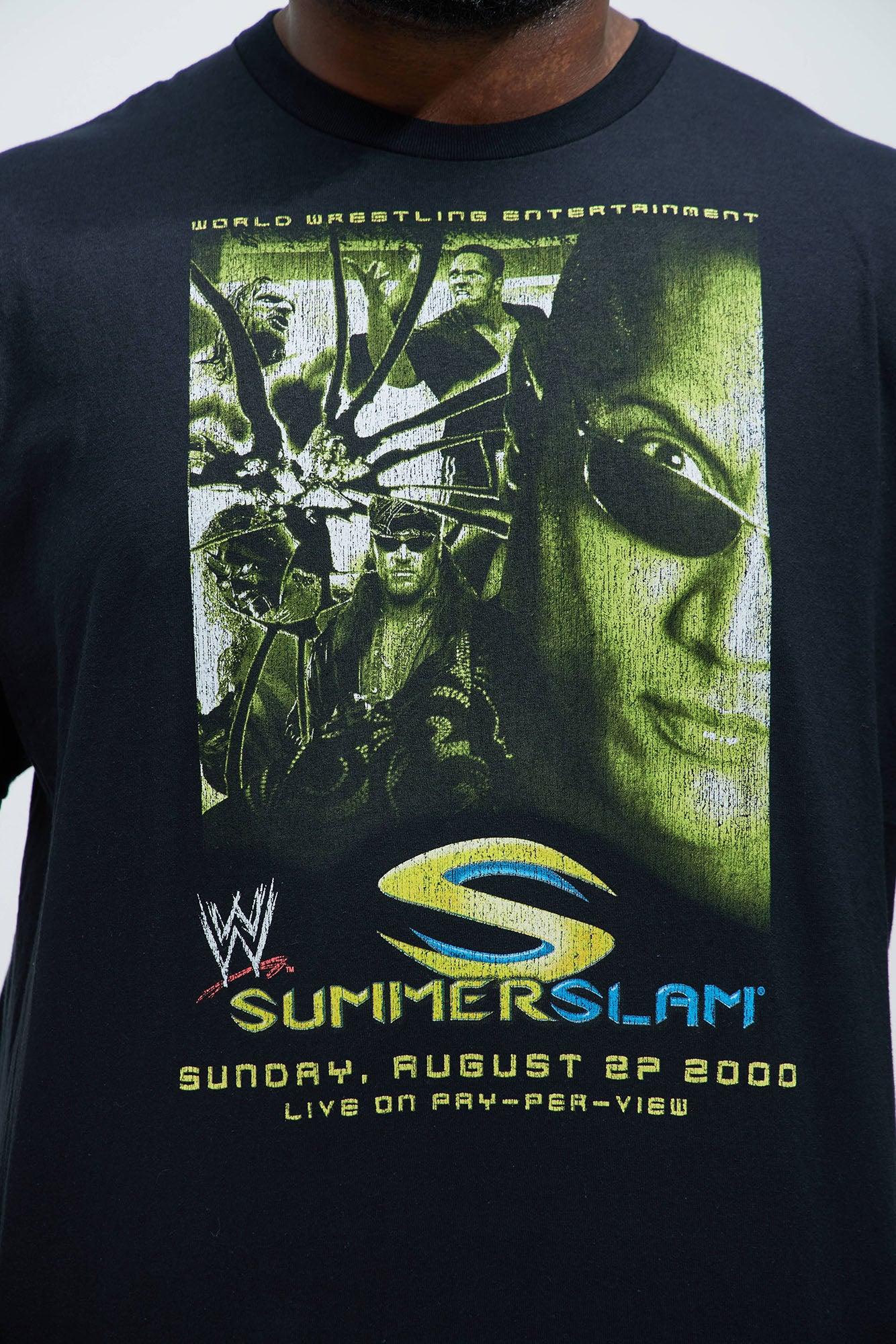 WWE Summer Slam 2000 Short Sleeve Tee - Black Product Image