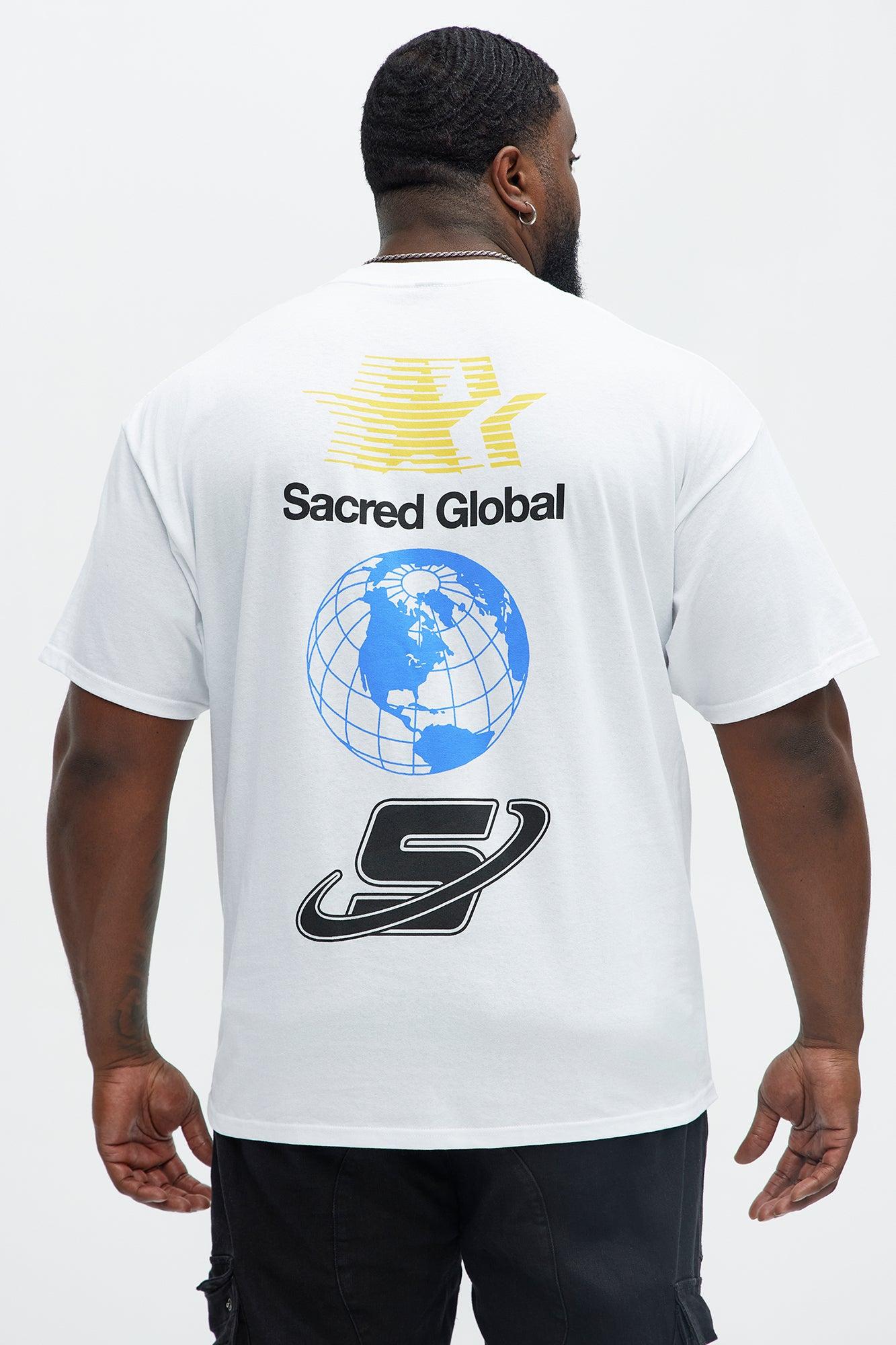Sacred Global Short Sleeve Tee - White Product Image