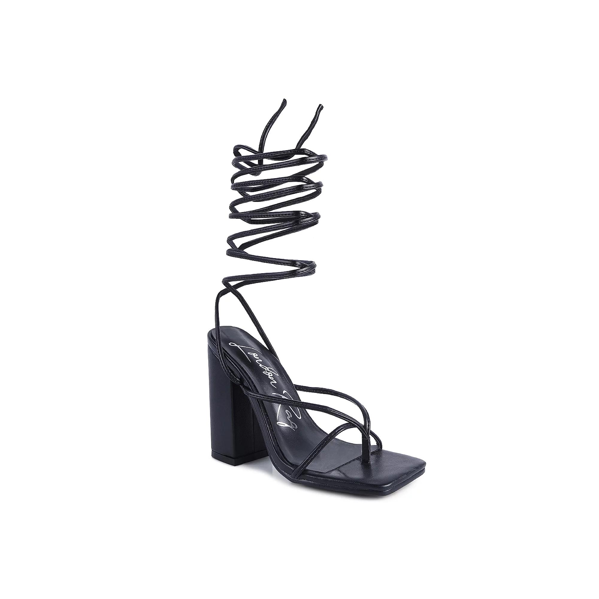 London Rag Women's Lace-Up Dress Sandals,  Product Image