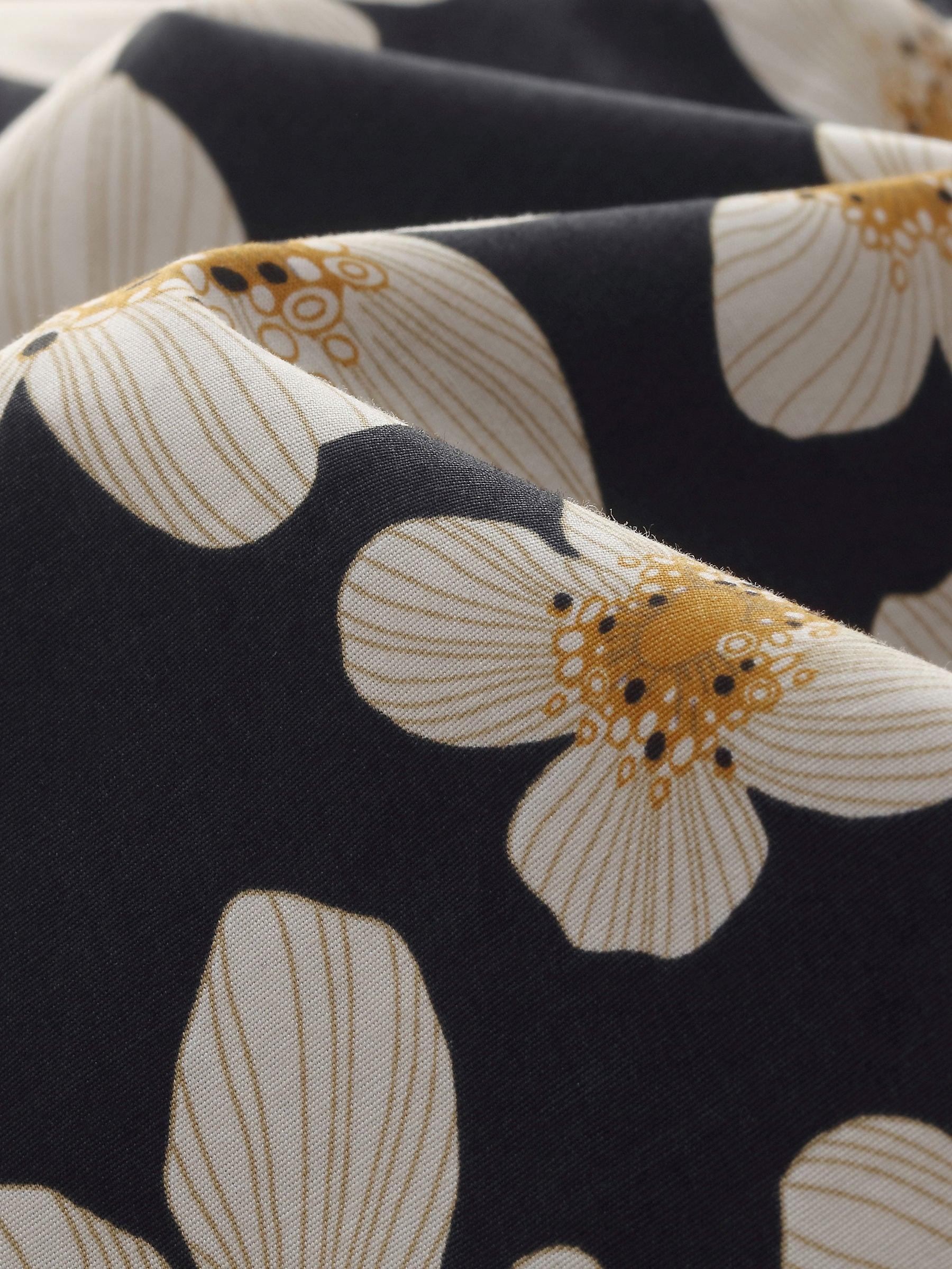 Cotton Floral Print Women Qipao Mini Dress Product Image