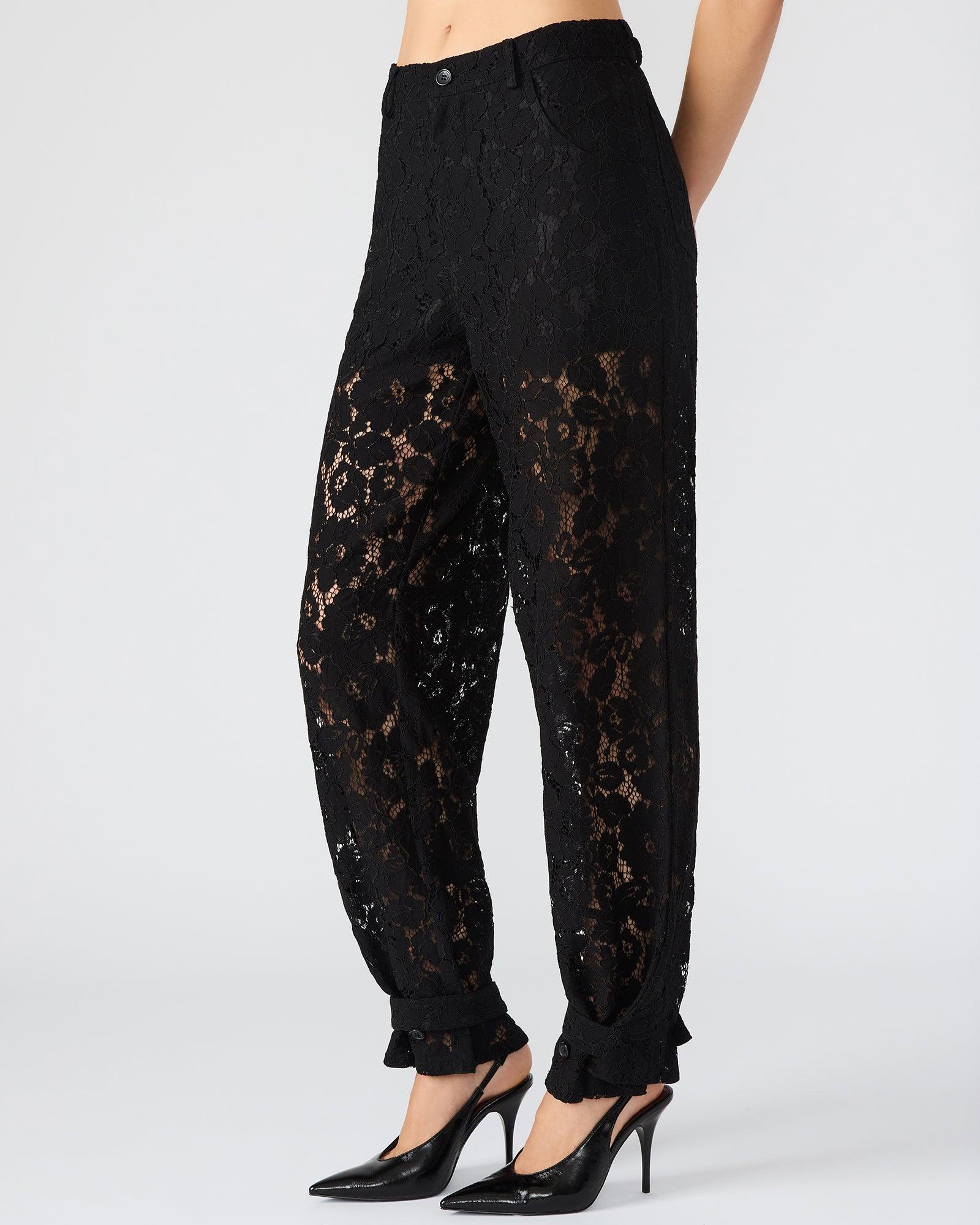 TRE LACE PANT BLACK Female Product Image