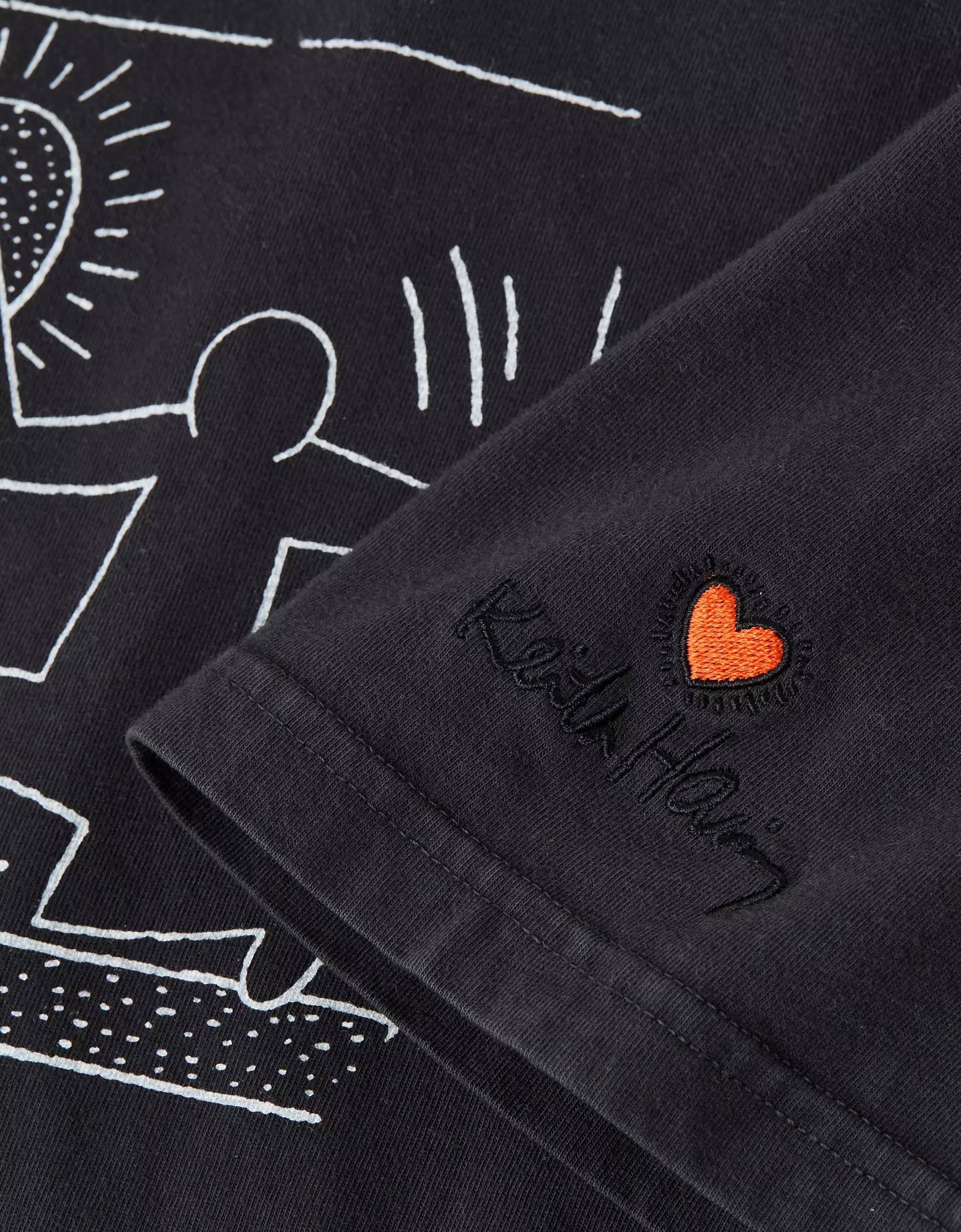 AE Boxy Keith Haring Graphic T-Shirt Product Image